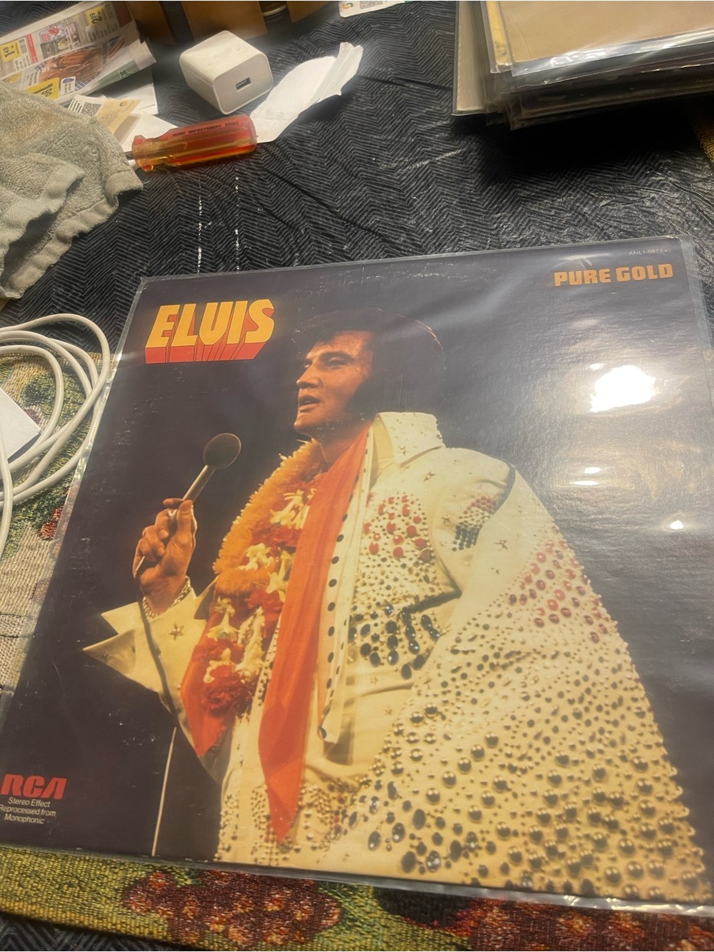 Elvis Presley Pure Gold 1975 Vinyl LP Stereo - RCA ANL1-0971 e VG+